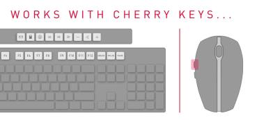 Preview: Tastatur CHERRY KC 6000 Slim for MAC, Silber, USB, Deutsches Layout
