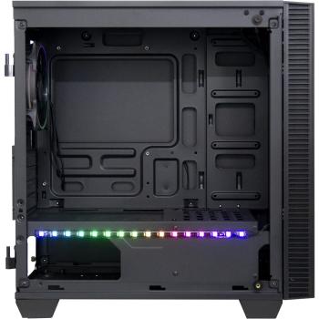 PC-Gehäuse ATX Midi-Tower Infinity Micro X-608 (Mirror Effekt RGB)