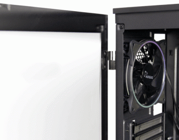 PC-Gehäuse ATX Midi-Tower Infinity Micro X-608 (Mirror Effekt RGB)