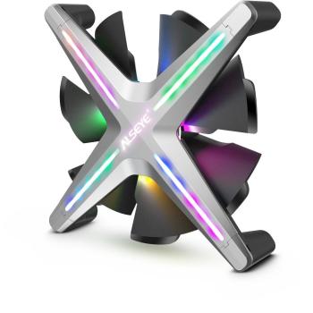 Preview: Gehäuselüfter ALSEYE X12 Kit, grau  - 3x 120x120mm - inkl. Steuerung